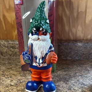Vibrant Green and Orange Holiday Gnome Decor